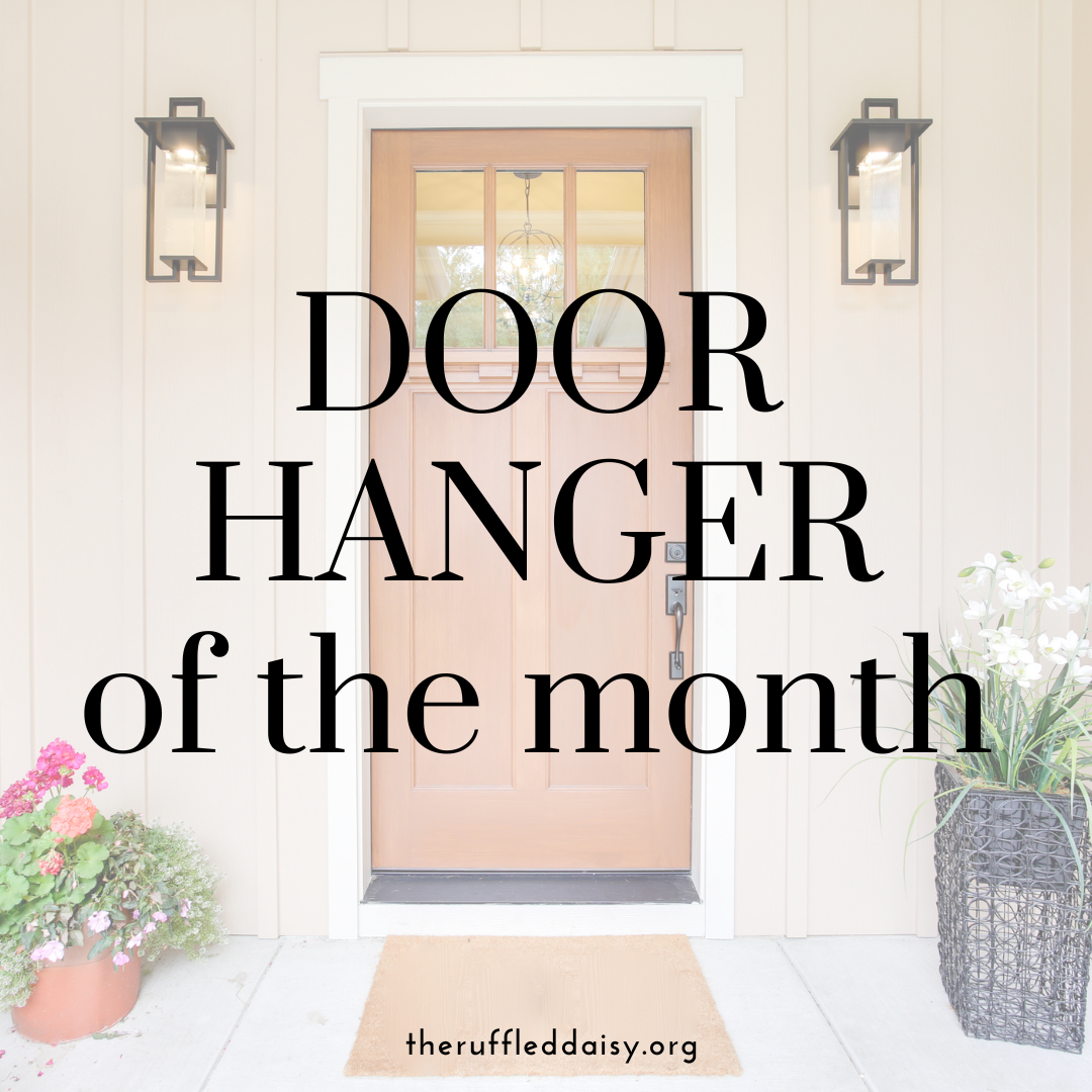 Door Hanger of the Month