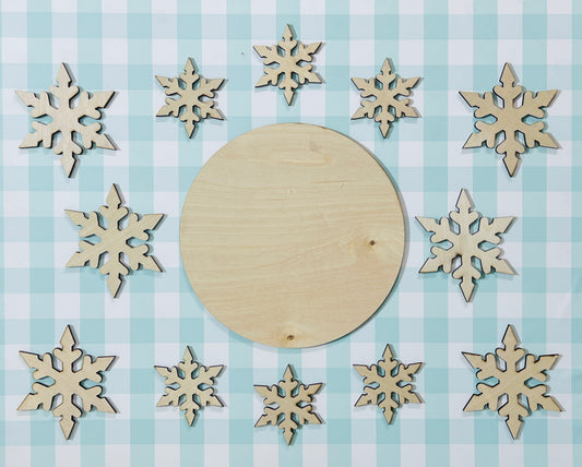 Snowflake Charger Tray
