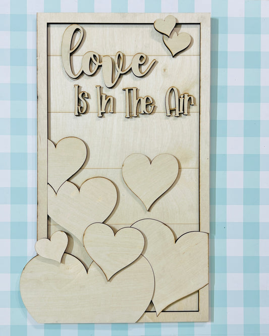 Love Is in The Air Wall Plaque