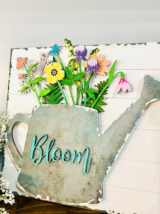 Bloom Pallet with Removeable Flowers