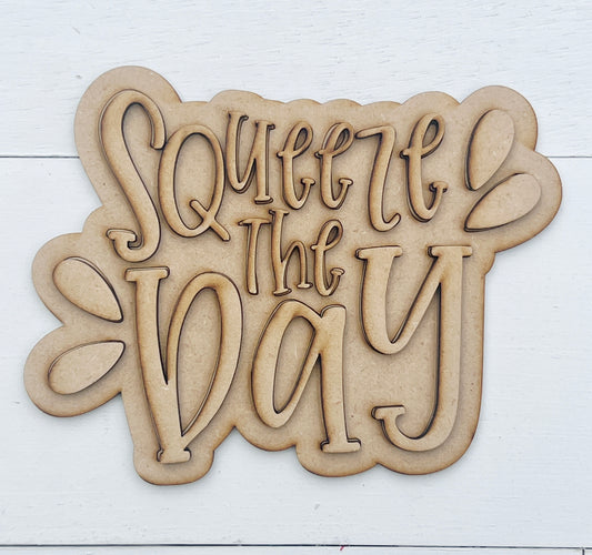 Squeeze The Day Sign