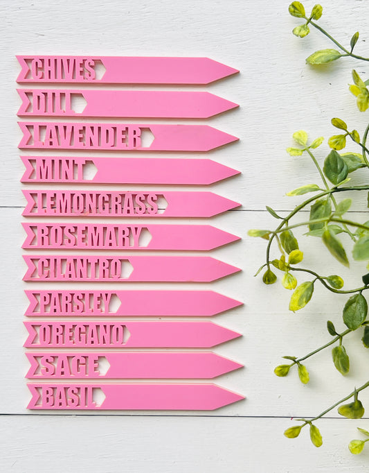 Acrylic Herb Markers