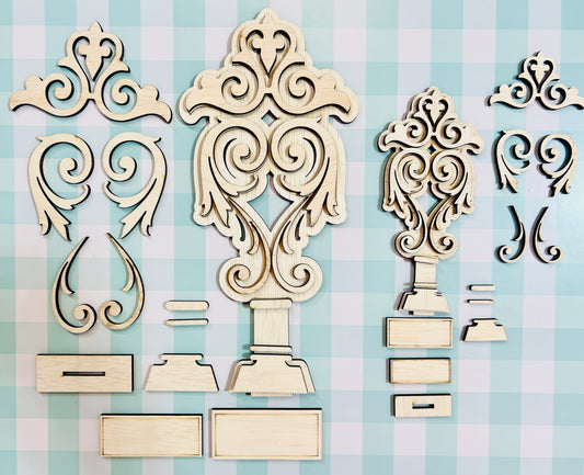 Architectural Finial Set