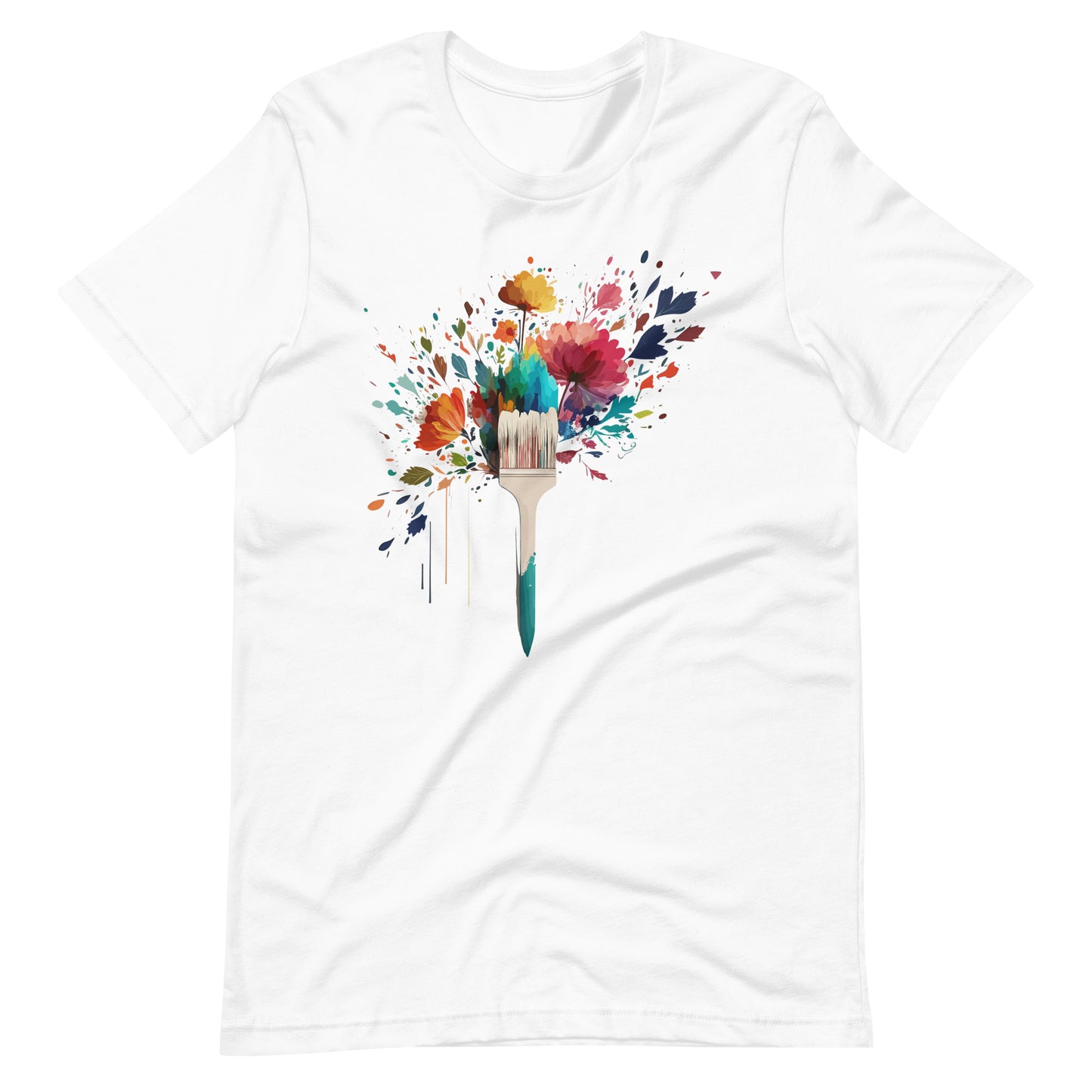 Floral Paintbrush RD Branded Shirt